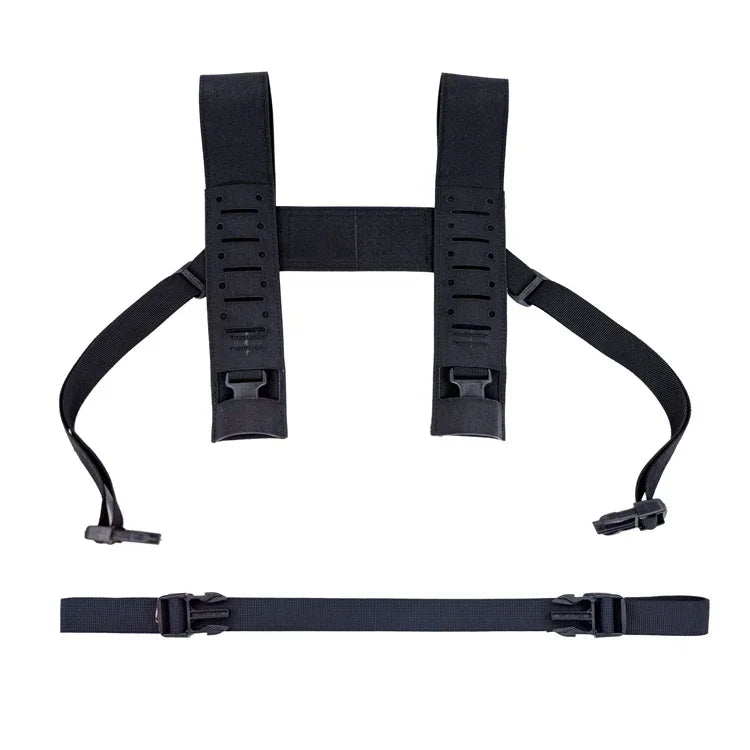 Airsoft Chest Rig SS Fat Strap Mk4 Tactical vest H-harness Belt gear MK5 34A Chest Hanger Multicam Laser Cut Shoulder Strap