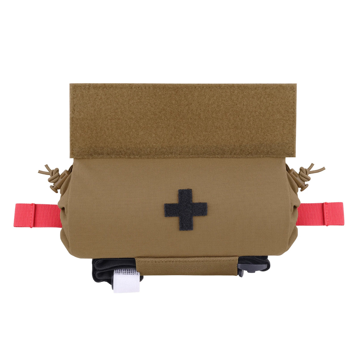KRYDEX Tactical First AID Trauma Pouch Roll Up Medic Pouch EMT IFAK Dangler Drop Dump Pouch for Vest Chest Rig