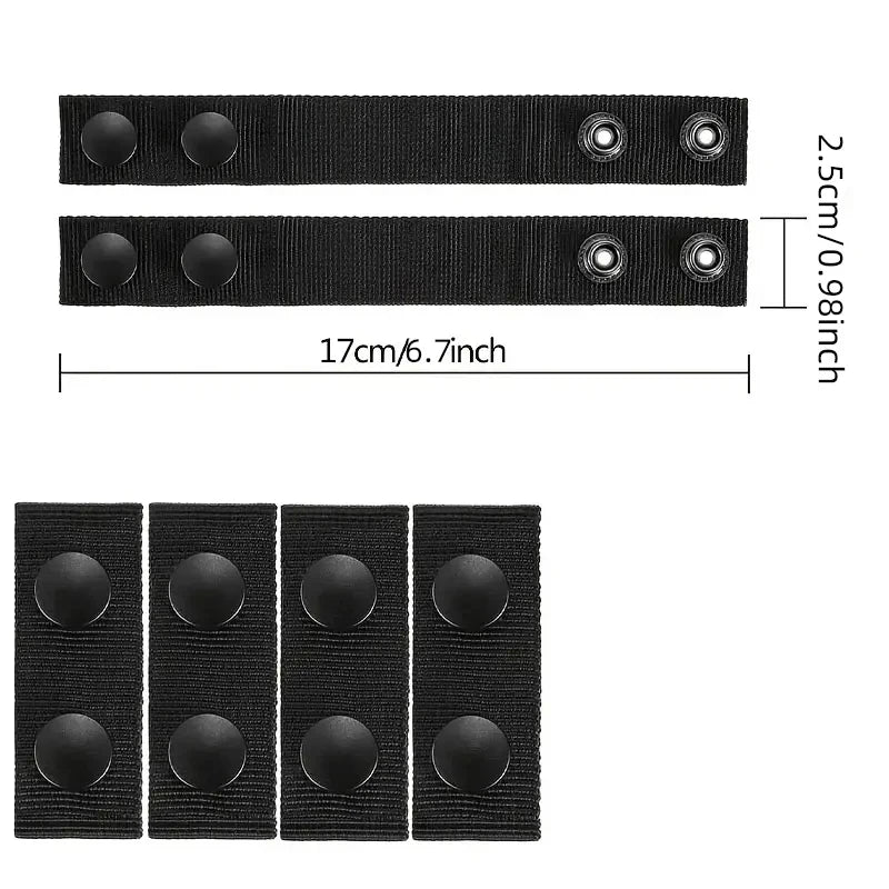 4Pcs Multi Functional Tactical Belt Double Nylon Buckle Portable Belts Accessory Equipment Outdoor Sports Accessory Fixed Buckle