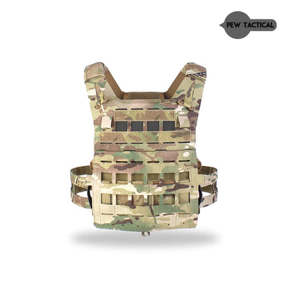 PEW TACTICAL SPC Light Weight PLATE CARRIER AIRLITE Laser Cut Molle Training Vest Airsoft VT08