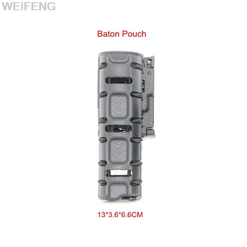 Spray Pouch Holder Flashlight Pouch Baton Holster Molle Belt Clip 360 Degree Rotation Self Defense Tool Holder