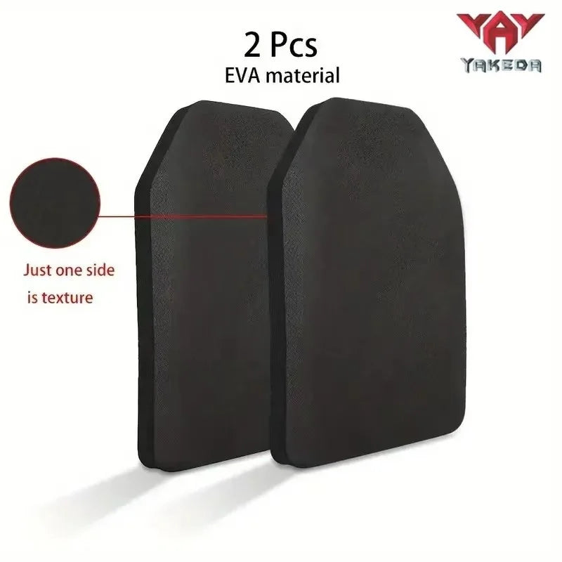 YAKEDA Airsoft Tactical Vest EVA Plates Body Carrier Vests SAPI Shock Plate for Vest Outdoor Hunting Paintball Game Protective