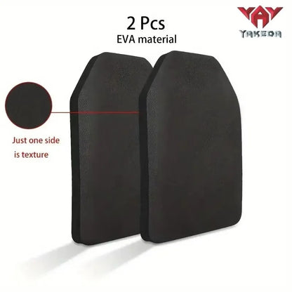 YAKEDA Airsoft Tactical Vest EVA Plates Body Carrier Vests SAPI Shock Plate for Vest Outdoor Hunting Paintball Game Protective