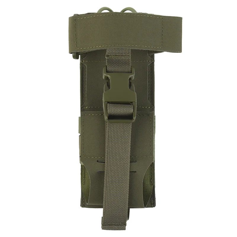 Camouflage MOLLE Radio Pouch Universal Protective Organizer for Outdoor Airsoft Vest Gear Survival Communication Accessories
