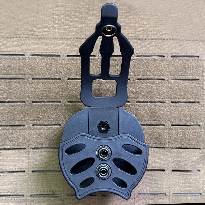 Upgrade Polymer Handcuff Case for Most Chain or Hinged Cuffs Quick Release Cuffs Holster MOLLE Compatible 360 Rotation Belt Clip