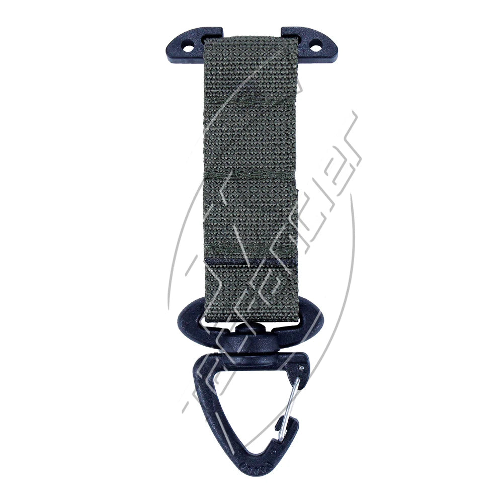 Tactical Molle Clip Swivel Triangle Plastic Snap Hook Tee Mount Hanging Carabiner Glove Holder Battle Belt Hunting Accessories