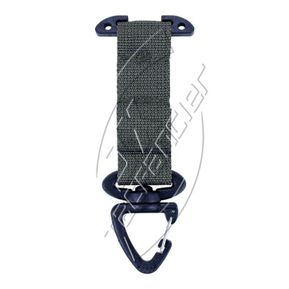 Tactical Molle Clip Swivel Triangle Plastic Snap Hook Tee Mount Hanging Carabiner Glove Holder Battle Belt Hunting Accessories