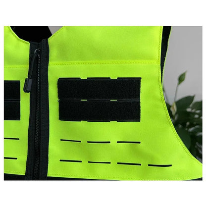 Fluorescent Tactical Vest Outdoor Multifunctional Commuting Vest, Anti C Breathable Training High Visibility Vest