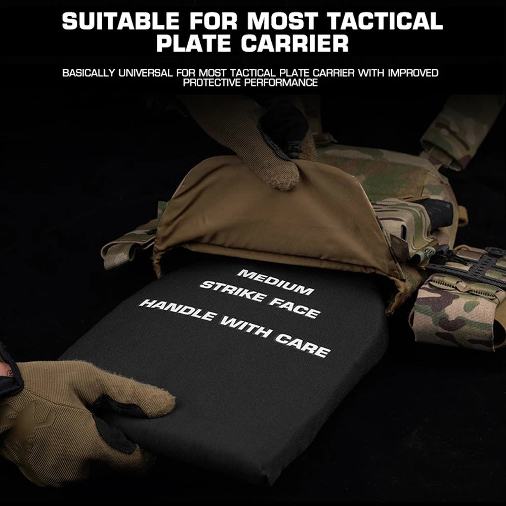 2PCS Airsoft Tactical Vest Sponge Plate Paintball Hunting Vest Carrier Shock Protective Insert Plates Soft Portable Breathable