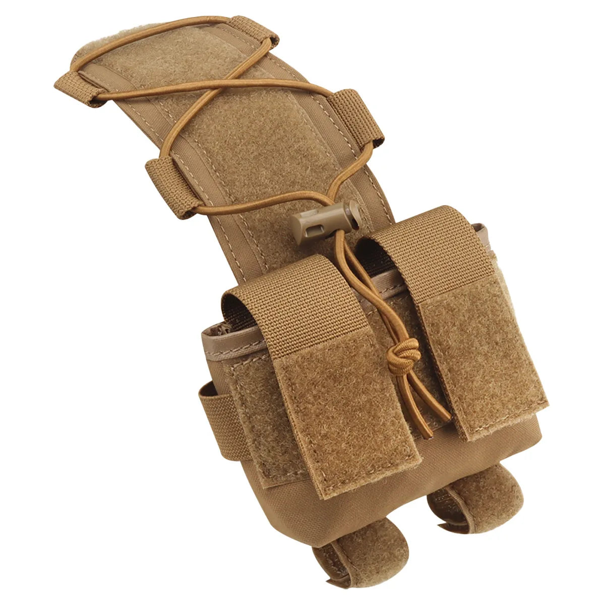 Tactical Helmet Battery Pouch MK2 - NVG Counterweight Pack with Hook & Loop, Molle-Compatible Airsoft, Durable Nylon Organizer
