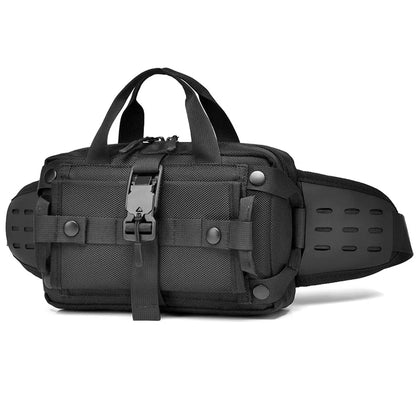 Tactical Waist Fanny Pack for Men Waterproof Crossbody Shoulder Sling Bag for Hiking Outdoor Climbing Fishing Camping