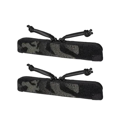 Tactical Vest Double Zipper Insert Pouch Storage Pocket Zipper Cover Flap Pocket Zip Insert for JPC2.0 CPC AVS Vest Universal