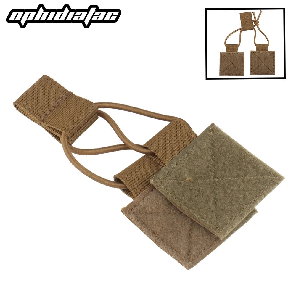 PHIDIAN Radio Fastener Chest Gear Hook and Loop Radio Hold Elastic Fastener Buckle Vest Accessory Elastic Strap
