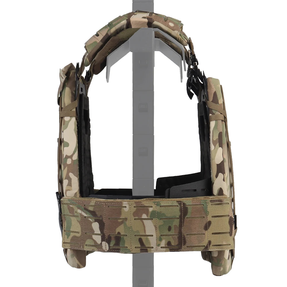 Tactical Plate Frame Modular Vest Lightweight PFM S&S2.0 Quick Release Clasp Plate Carrier Paintball Airsoft Equipment