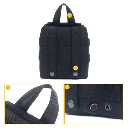 New IFAK EDC Bag Waist Belt Pack Hunting Vest Emergency Tools Pack Outdoor Medical First Aid Kit Camping Survival Pouch