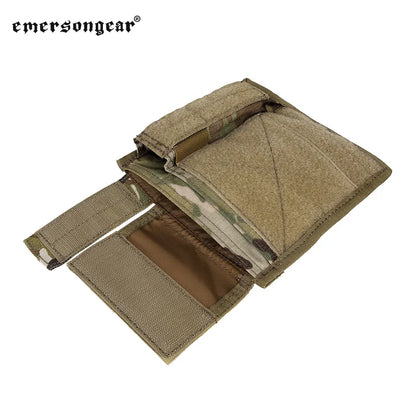 Emersongear Admin Light Map Pouch Storage Purposed Bag Pack Panel Molle Loop Hook Hiking Hunting Outdoor Nylon EM9022