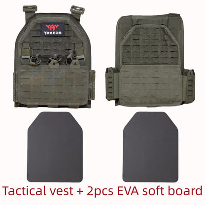 Multicam Camo Tactical Vest Quick Release Molle Modular Protective Vest for Outdoor CS Wargame Hunting yakeda 6094