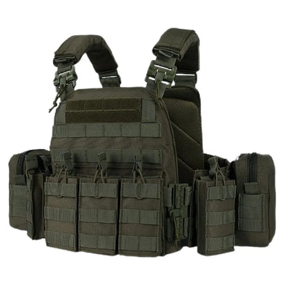 Quick Release Tactical Vest Multi-Purpose Training Vest with Pouches for Outdoor Airsoft 4 Colors Hunting vest