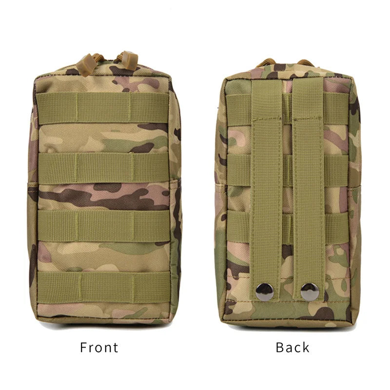 Outdoor Molle Pouch EDC Tool Bag Waterproof Nylon Multi Purpose Small Pack Universal Hunting Camping Bag Outdoor Equip