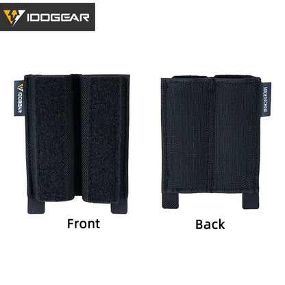 IDOGEAR Tactical Double Magazine Pouch for 9mm Mag DOPE Insert Mag Holder 35113