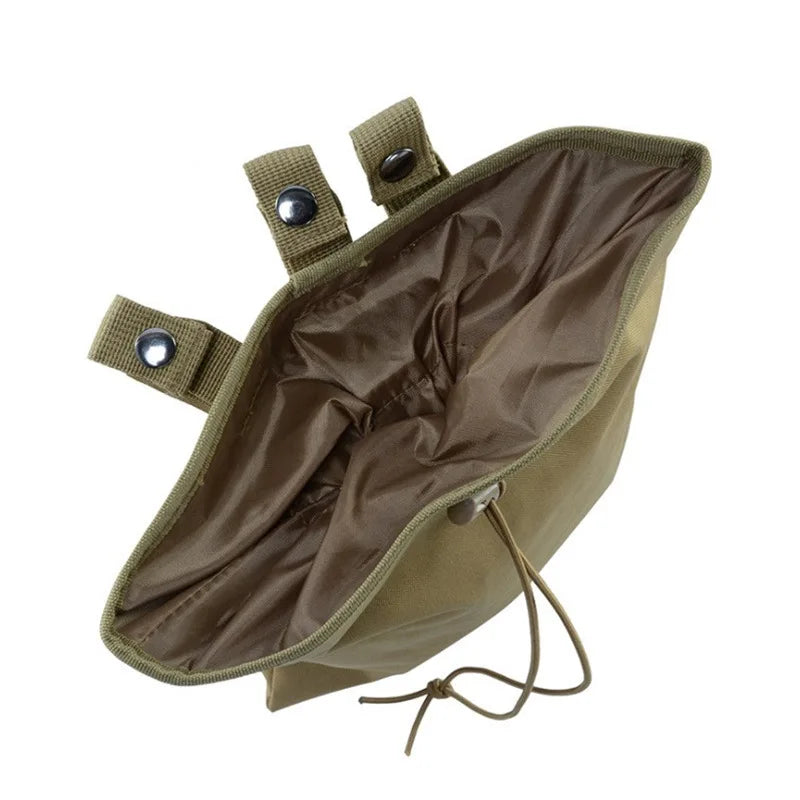 Storage Pack Hunting Gear Holder MOLLE Dump Pouch Hunting Mag Recovery Bag Drawstring Magazine Recycling