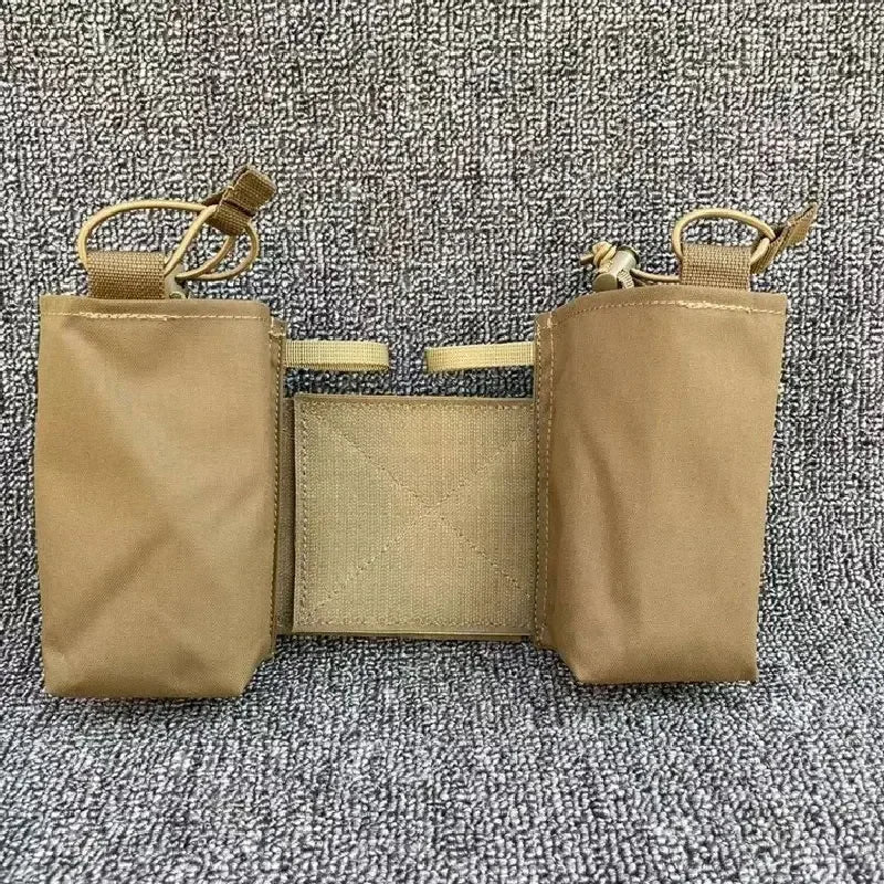 Tactical Radio Pouch MK3 MK4 Chassis Micro Fight Expander Wings Magazine Pouch Chest Rig Plate Carrier Multicam Mag Bag