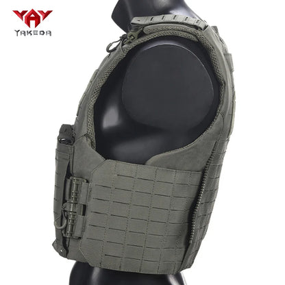 YAKEDA oversized hidden triple equipment bag hunting vest laser cutting technology tear resistant and wear-resistant material