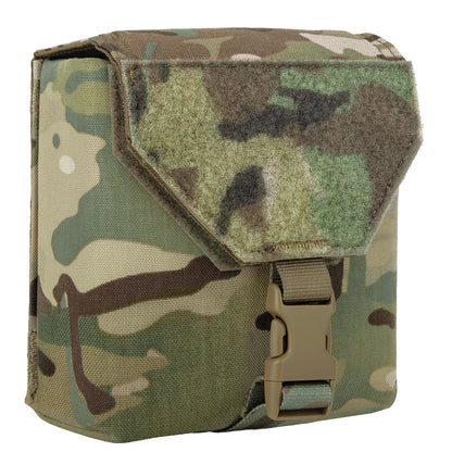 KRYDEX Tactical NVG Pouch MOLLE Night Vision Bag with Inner Padded Goggle Carrying Case Airsoft Accessories For NVG14 NVG15 Gear