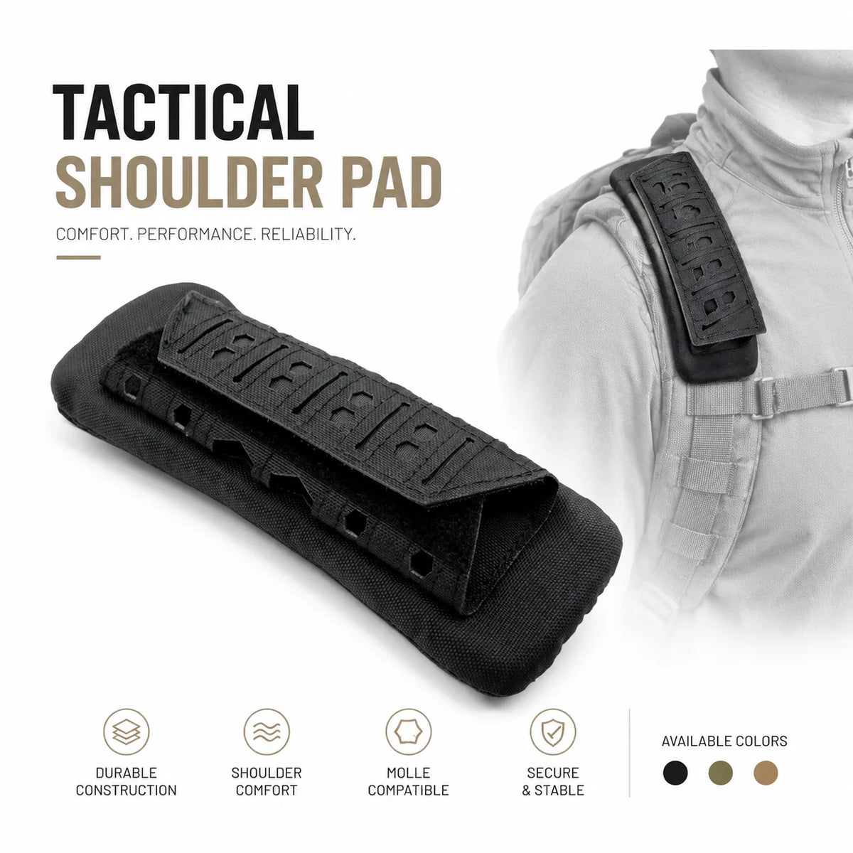 Breathable Padded Outdoor Multifunctional Non-Slip Shoulder Pad for Backpack Shoulder Straps Adjustable Shoulder Bag Straps