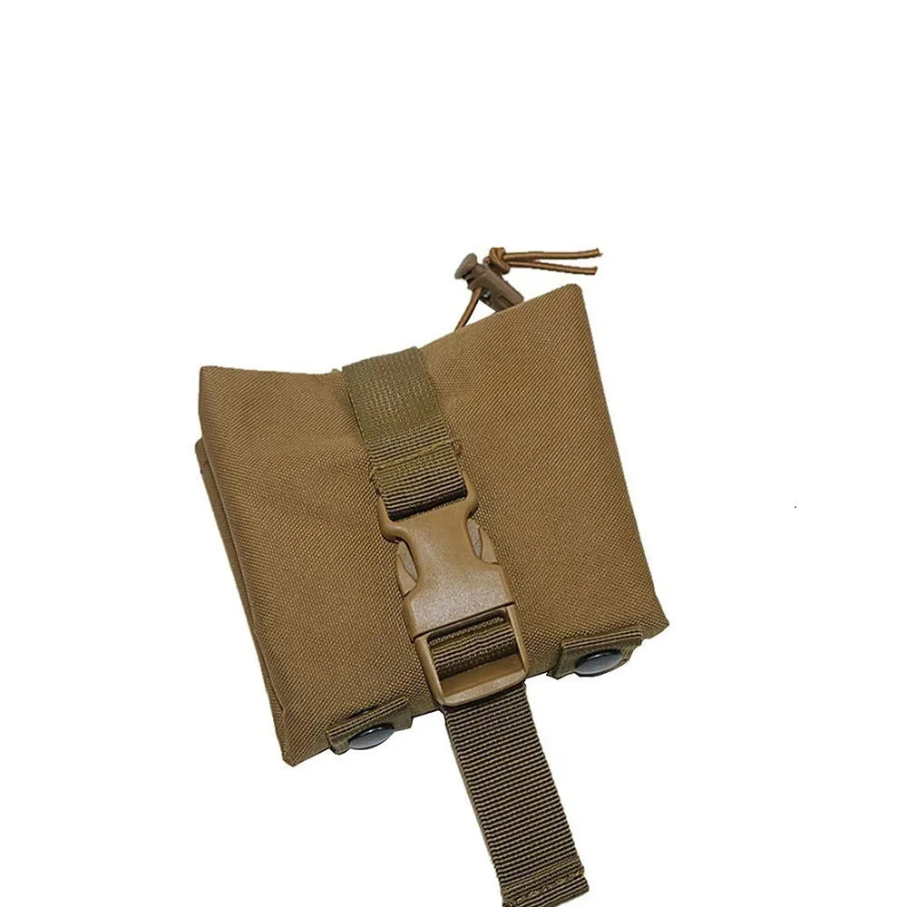 Tactical Molle Pouch Dump Drop Magazine Bag Paintba Outdoor Foldable Bullet Recovery Mag Bag Hunting Gear
