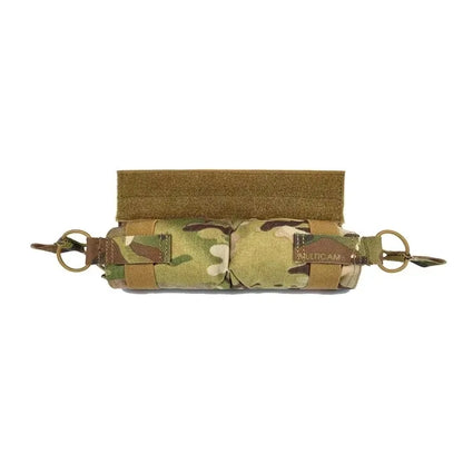 Tactical Horizontal Side Pull Magazine Pouch Multicam Plate Carrier Mag Pouch Airsoft Vest Molle Abdominal Drop Bag