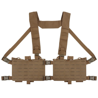 Tactical Vest Alpha Chest Rig SS Style MOLLE Modular Quick Release 34 Split Chassis Militar Magazine Pouch Airsoft Equipment
