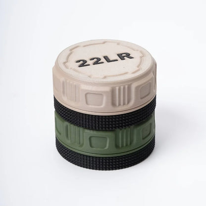 Mini Ammo Storage Box with Twist-on Lid (22LR Caliber) Compact, Durable, Portable, Large Capacity