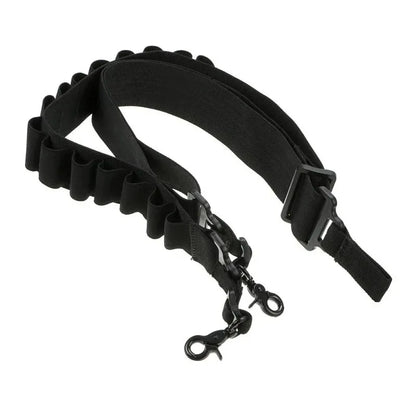 15 Rounds Tactical Shotgun Bullet Belt Multifunctional Tactical Two Point Shooting Gun Sling Outdoor Hunting Accessories