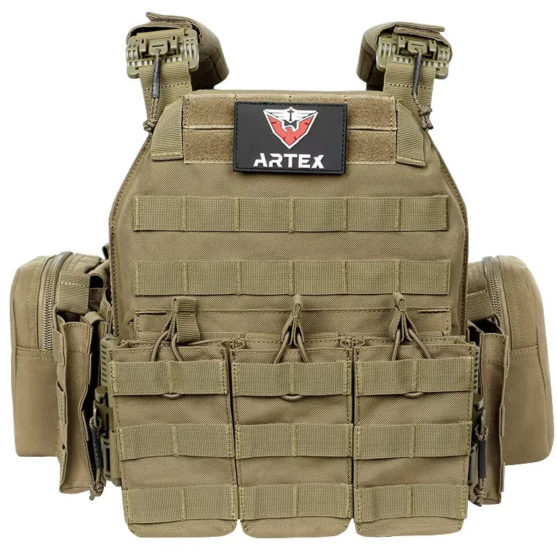 Tactical Vest Outdoor Hunting Plate Carrier Protective Adjustable Vest Airsoft Carrier Combat Equipment Outdoor Hunting Vest