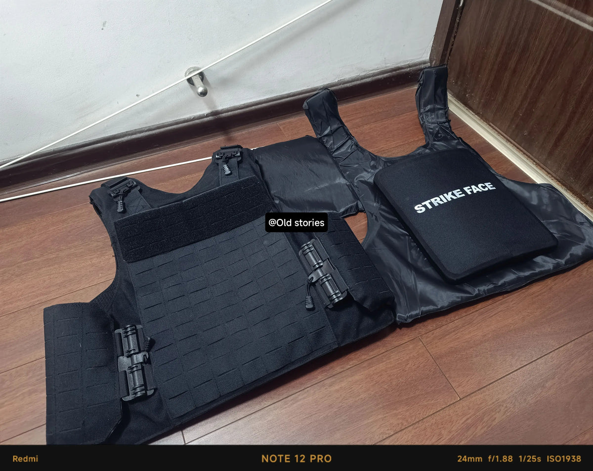 Laser cutting tactical vest for outdoor survival and wear resistance