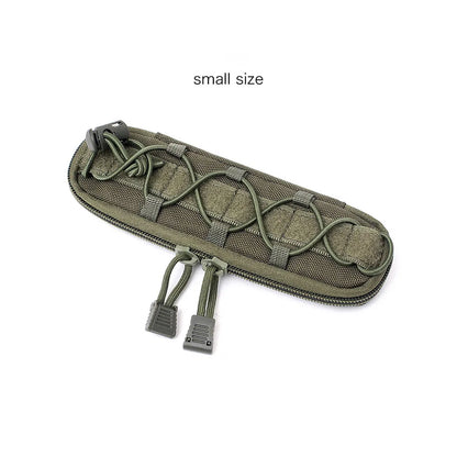 Outdoor Molle Knife Pouch EDC Waist Pack Hunting Accessories Vest Bags Flashlight Holder Knives Pouch Tactical Molle Nylon Bag
