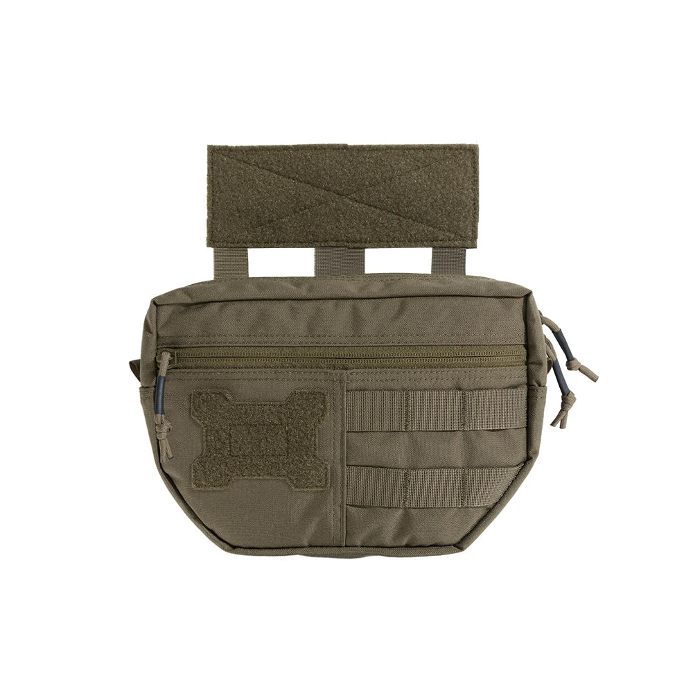 Double Layer Outdoor EDC Pack Men Tactical Molle Waist Pouch Nylon Vest Hang Pouch Fanny Pack Camping Hunting Accessories Bags