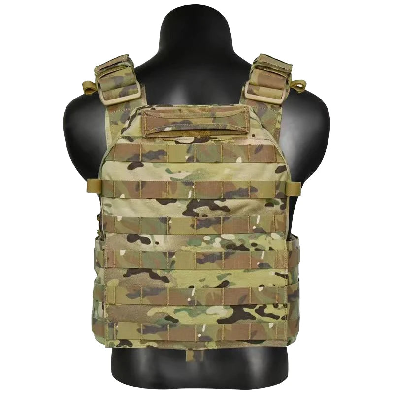 Tactical Plate Carrier 1000D Nylon Outdoor Tactical vest Hunting Protective Adjustable MOLLE System Vest