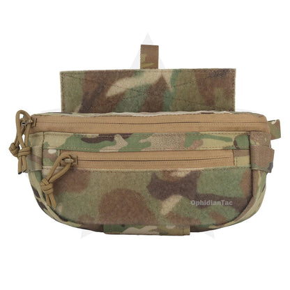 OPHIDIAN Combat Sling Bag Compact Belly Sling Bag Quick Release Shoulder Bag Integrated Vest Plate Carrier Airsoft