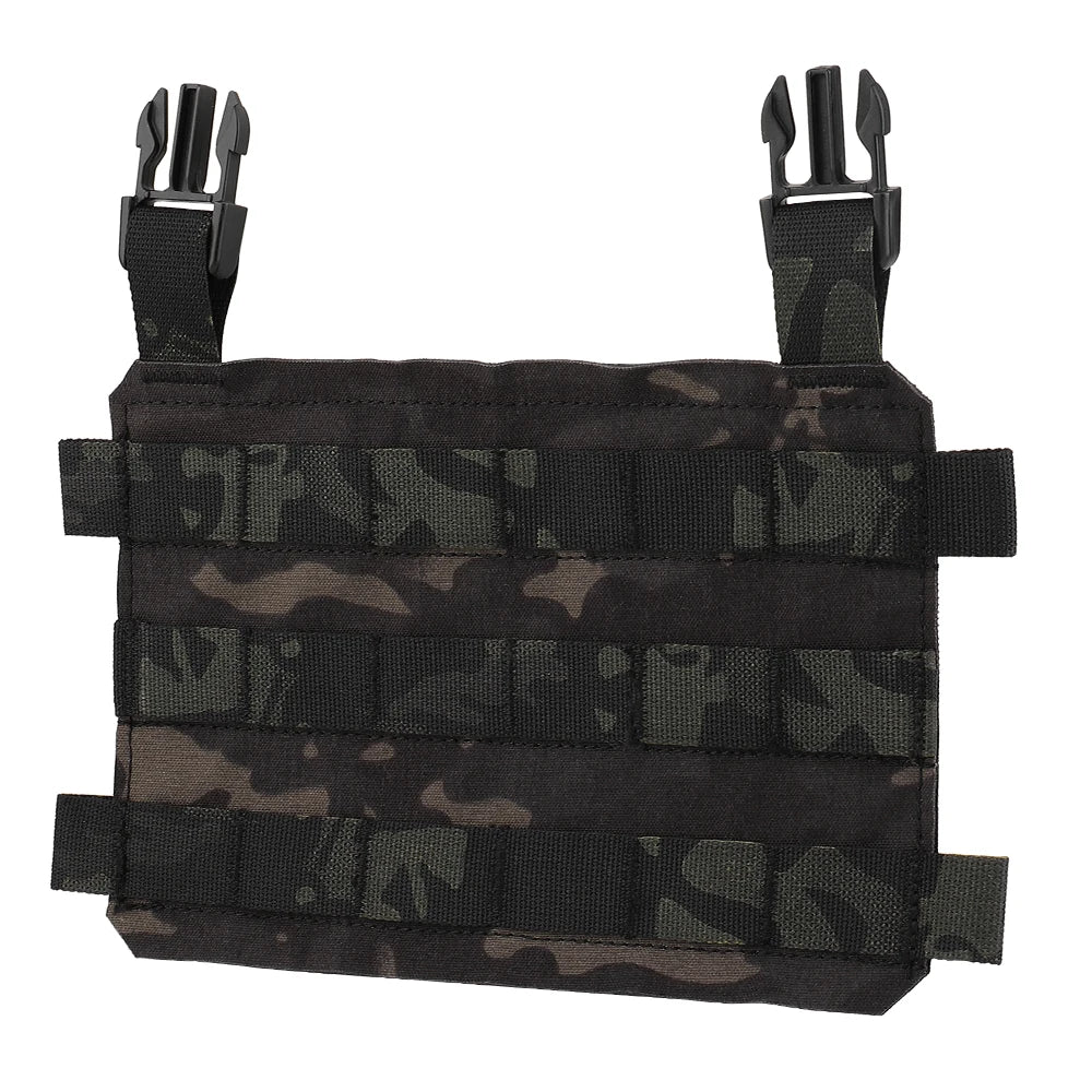 Tactical Vest Molle Placard Modular Front Flap Adapter Panel For THORAX Airsoft Vest Expansion Equipment,Plug-in Installation