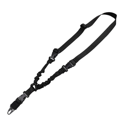 Tactical Gun Single Point Sling Adjustable Bungee Rifle Shoulder strap length for Airsoft Hunting Accessories Strap M4