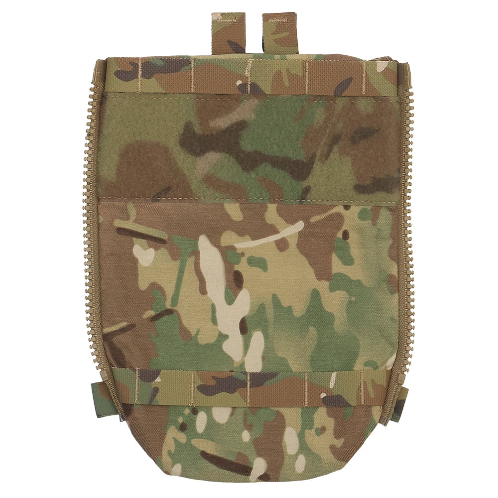 V5 PC Tactical Back Panel Water Bag 3L Bladder Reservoir Reservoir Molle System Side Zippers for FCPC Plate Carrier Hunting Vest