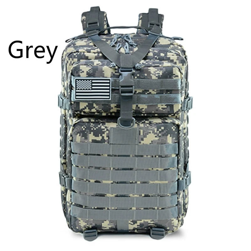 Oxford 50L1000D Nylon Waterproof Camping Travel Fishing Hunting Bag Outdoor Military Tactical Sports Backpack
