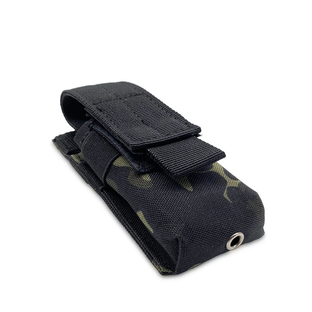 Tactical Molle Flashlight Pouch Torch Holder Magazine Single Mag Bag Knife Holster M5 EDC 9mm Outdoor Hunting Waist Bag