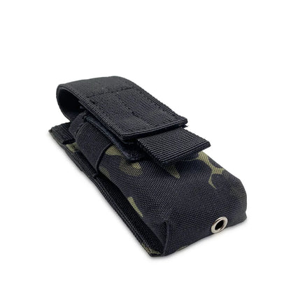 Tactical Molle Flashlight Pouch Torch Holder Magazine Single Mag Bag Knife Holster M5 EDC 9mm Outdoor Hunting Waist Bag