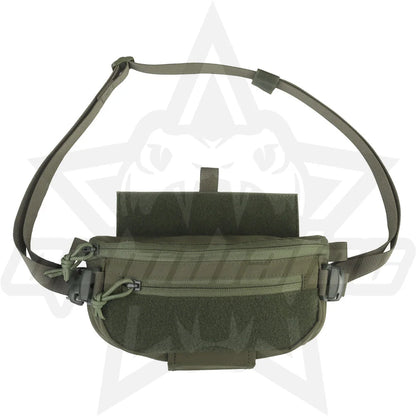 OphidianTac Dual-Purpose Drop Bag Multifunctional Fanny Pocket Hunting Tourniquet Medical Tools Storage Bag Vest Chest Rig