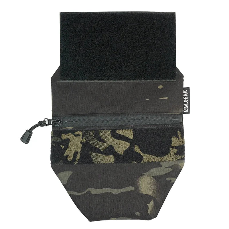 Tactical Abdominal Bag Vest Laser Cutting Molle Pouch Expansion Conversion Protect Bag Accessories