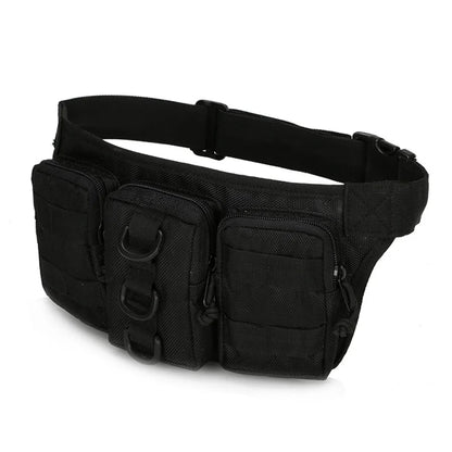 Triple small waist bag outdoor training camouflage waist bag training small waterproof mountaineering cycling bag