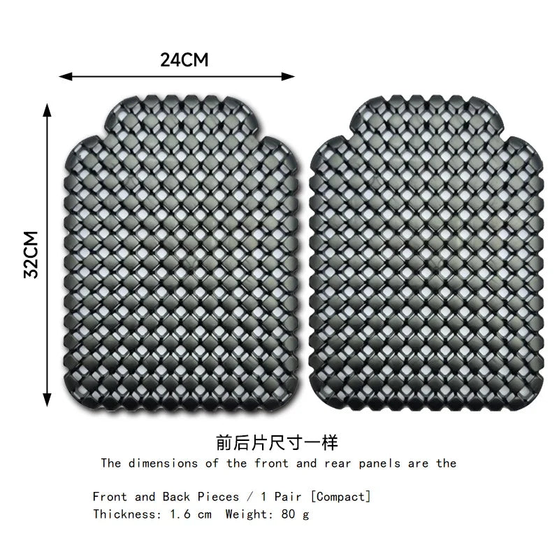 Tactical Vest,  Universal Heat Dissipation, 3D Ventilation, Portable Breathable Pad